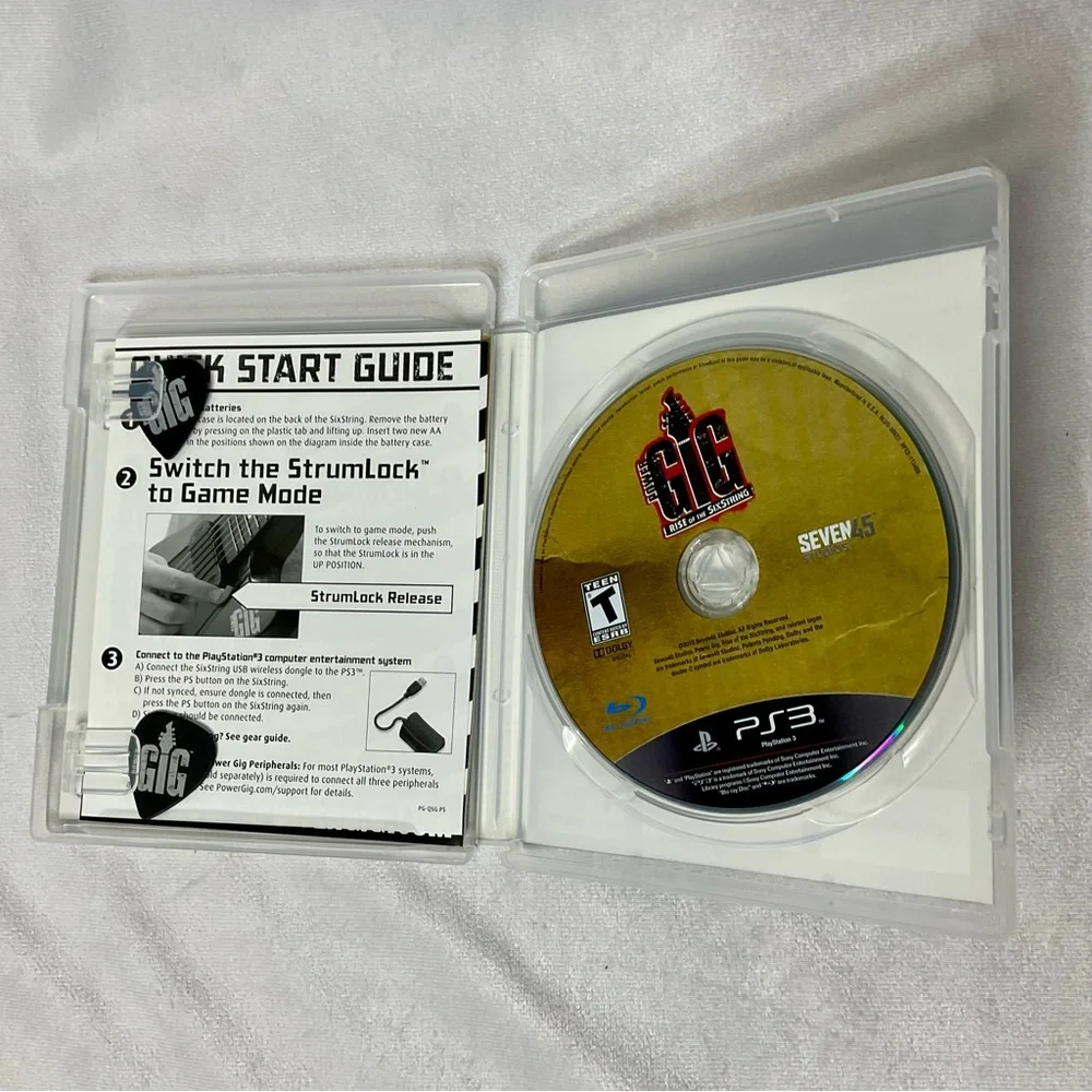 Power Gig Rise of The Six String PS3 Sony PlayStation 3 Video Game